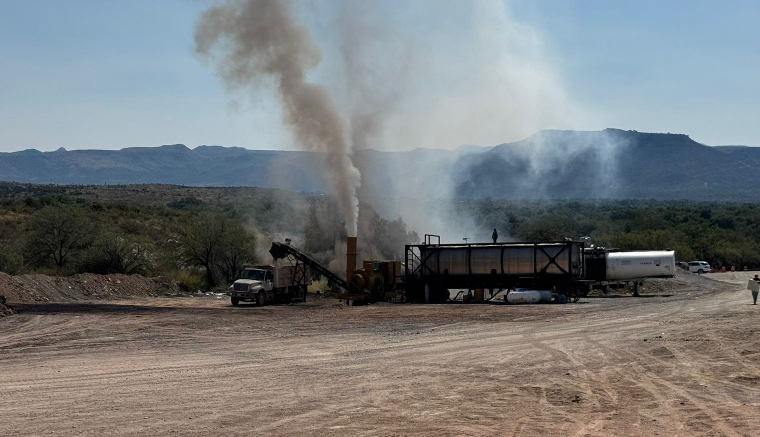 Proceso de producción de asfalto